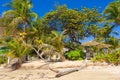 The beach at a resort in the caribbean Royalty Free Stock Photo