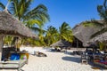 Beach resort. Village Kendwa. Zanzibar island Royalty Free Stock Photo