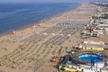 Beach Rimini Adriatic sea Italy