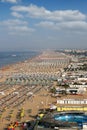 Beach Rimini Adriatic sea summer season