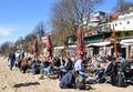 Beach at the River Elbe in the Neighborhood of Oevelgoenne in the Hanse City Hamburg