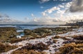 Beach at riviera maya near Cancun and Tulum i Royalty Free Stock Photo