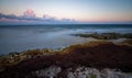 Beach at riviera maya near Cancun and Tulum in Mexico on a sunny