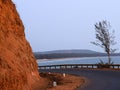 A Beach Road through Mountains - Aareware Beach Point, Ganpatipule, Maharashtra, India