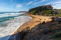 A beach at the robberg nature reserve in south africa