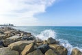 Beach rock Royalty Free Stock Photo