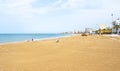 Beach in Rota, Spain Royalty Free Stock Photo