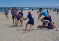 Beach Rugby Zelenogradsk Royalty Free Stock Photo