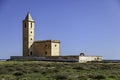 Church Las Salinas, Iglesia de la Almadraba, for the salt collectors of Almadraba de Monteleva around 1900