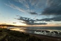 Beach of San Juan in Aviles Royalty Free Stock Photo