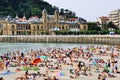 Beach of San Sebastian, Spain