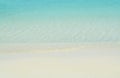Beach and sand and blue sea water background Royalty Free Stock Photo