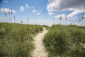 Beach Sand Dune Walkway Royalty Free Stock Photo