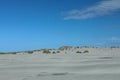 Beach sand dunes coast with fine sand