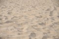 Beach sand with narrow depht of field Royalty Free Stock Photo