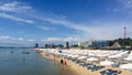 Beach sand at Nesebar Bulgaria