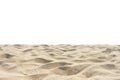 Beach sand in solated on white Royalty Free Stock Photo