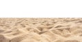 Beach sand in solated on white background Royalty Free Stock Photo