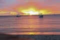 Caraibes and atlantic tropical sea, guadeloupe and martinique island