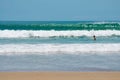 Beach sand waves Indian Ocean green summer sun holidays