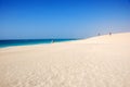 Beach at Santa Maria - Sal Island - Cape Verde Royalty Free Stock Photo