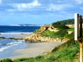 Santo Tomas Beach in Menorca Royalty Free Stock Photo