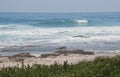 The beach of Scarborough, located on the Cape Peninsula, South Africa. Royalty Free Stock Photo