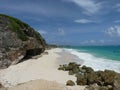 Beach Scene in Barbados, West Indies Royalty Free Stock Photo