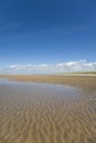 Beach scene with with clear water