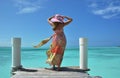 Beach scene. Exuma, Bahamas