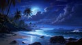 Romantic Moonlit Seascapes: High Detailed Wallpapers For Mobile