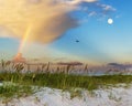 Beach scene on Gulf Coast