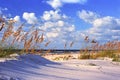 Beach scene at St George Island Florida