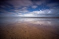 Beach scene Westward Ho! Royalty Free Stock Photo