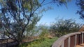 Beach Scene - Yeppoon Beach seen from the viewing platform, Rockhampton, Qld, Australia Royalty Free Stock Photo