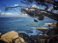 Beach and sea on the Galician coast