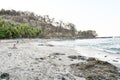 beach and sea, photo as a background taken in Nicoya, Costa rica central america , montezuma beach