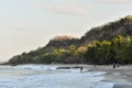 beach and sea, photo as a background taken in Nicoya, Costa rica central america , montezuma beach