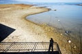 Beach sea and shadow