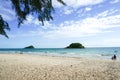 Beach and sea in summer.