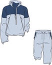Unisex Wear Tracksuit Sports Wear Jacket and Jogger Set