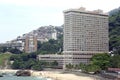 Beach, Sheraton Hotel, slum in Rio de Janeiro