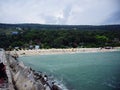 Beach and shore.