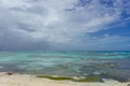 Beach shore with turquoise waters Royalty Free Stock Photo