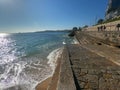 Beach shoreline at Estoril Portugal