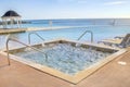 Beach Side, Resort Jacuzzi Royalty Free Stock Photo