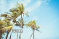 Beach sign for surfing area. Royalty Free Stock Photo