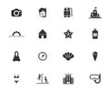 Beach simply icons