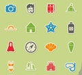 Beach simply icons