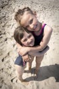 Beach sisters love